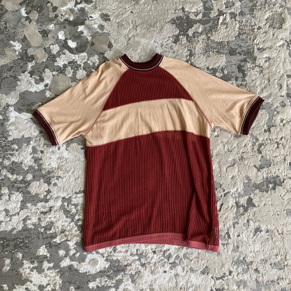 Silence + Noise Mesh Oversized Tee